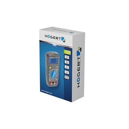 Multimetru digital Hogert HT1E602, ecran LCD