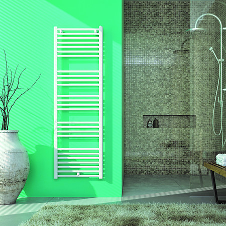 Calorifer baie Purmo Banga, portprosop, otel, 400 x 862 mm, accesorii incluse