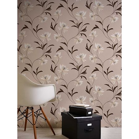 Tapet Atlanta 957201, crem, maro, model floral, 10 x 0.52 m Tapet Atlanta 957201, crem, maro, model floral, 10 x 0.52 m