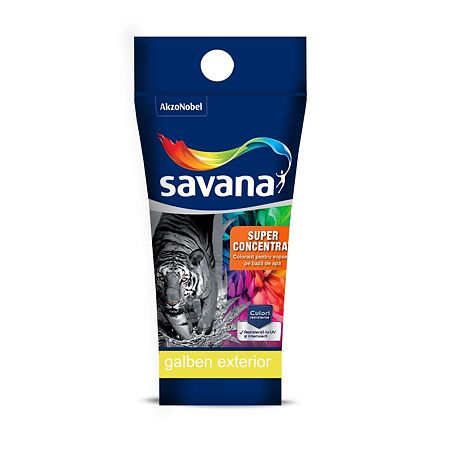 Colorant Savana super concentrat pentru vopsea lavabila, galben exterior T04, 30 ml
