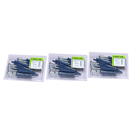 Diblu surub cui, tip W, nylon, 5 x 40 mm, 20 buc
