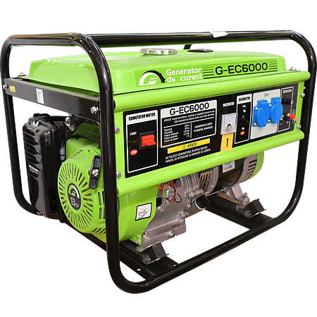 Generator de curent Greenfield G-EC6000, portabil, monofazat 4,3 Kw
