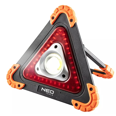 Lampa cu baterii + triunghi avertizare 2in1 Neo Tools 99-076 Led COB, 10 W, 800 lm, 3 moduri iluminare