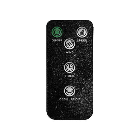 Ventilator cu telecomanda Home, 50W, 3 trepte, alb, 32 x 88 cm
