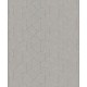 Tapet modern Erisman 10062-02, gri-argintiu, vinil cu design geometric, 53 cm x 10 m