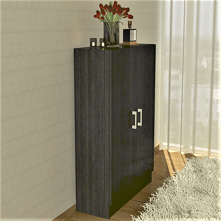 Dulap cu rafturi pal melaminat, wenge, 80 x 29,8 x 106 cm