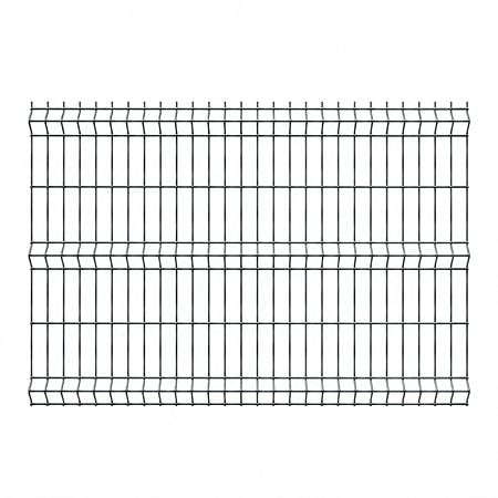 Panou gard bordurat zincat, gri antracit, RAL 7016, 1200 x 2000 mm