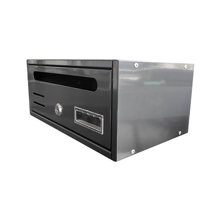 Cutie postala modulara exterior Ferrobrand Colectiv, 1 modul, tabla zincata, gri antracit, 2 chei, 120 x 300 x 170 mm Cutie postala modulara exterior Ferrobrand Colectiv, 1 modul, tabla zincata, gri antracit, 2 chei, 120 x 300 x 170 mm