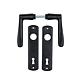 Maner tip sild pentru cheie, aluminiu, negru, 72 mm