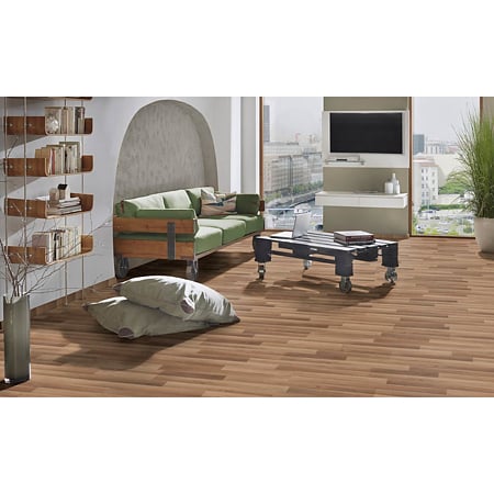 Parchet laminat 8 mm Kronospan Elegant Oak 8521, nuanta inchisa, multilamelar, clasa de trafic 31, 1285 x 192 mm