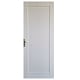 Usa interior plina Pamate U-84, reversibila, MDF, alb, toc 10 cm, 200 x 60 x 3.8 cm
