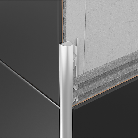 Profil colt exterior pentru faianta Set Prod PVC tare, gri inchis uni 0107, 2,5 m Profil colt exterior pentru faianta Set Prod PVC tare, gri inchis uni 0107, 2,5 m