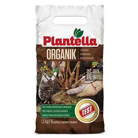 Ingrasamant Plantella Organik, pentru rasaduri, 1.5 kg