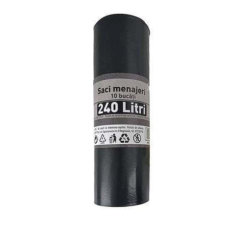 Saci menajeri 240 l, 10 buc/rola