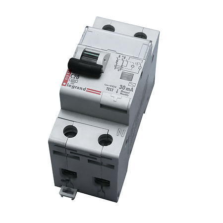 Disjunctor diferential DX3 6000 10kA Legrand 411003, P+N, 20A 30mA Disjunctor diferential DX3 6000 10kA Legrand 411003, P+N, 20A 30mA
