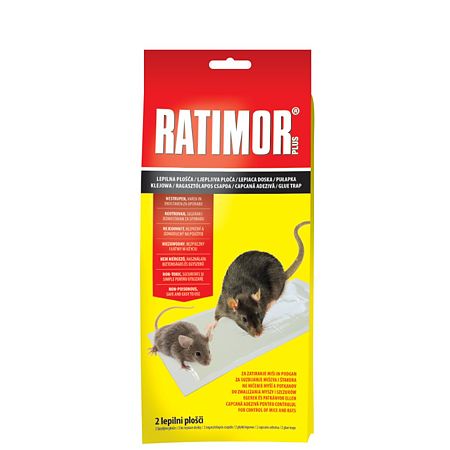 Capcana adeziva pentru rozatoare Ratimor Plus, 2 bucati/set