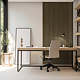 Panou decorativ Linea Acustic PROline, 12 lamele, MDF, maro/negru, interior, 240 x 60.5 x 2 cm