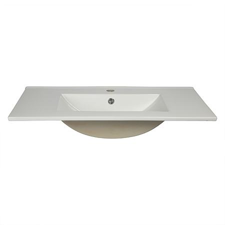 Mobilier baie Sanitop Ines, baza cu lavoar, MFD-PAL, gri, 60 x 43,5 x 81 cm