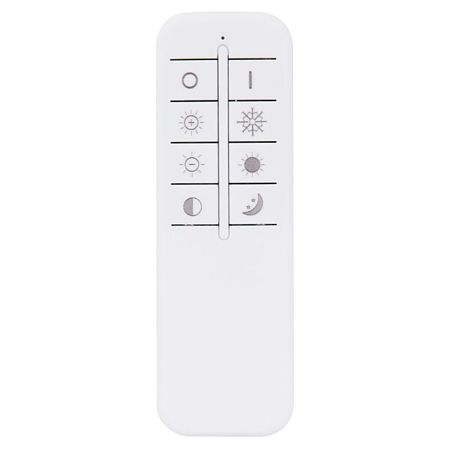 Plafoniera Globo Rabea, metal, LED, cu telecomanda, 75 W, alb, 55.8 cm