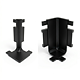 Set accesorii unghi 90 grade Gola L, plastic, negru