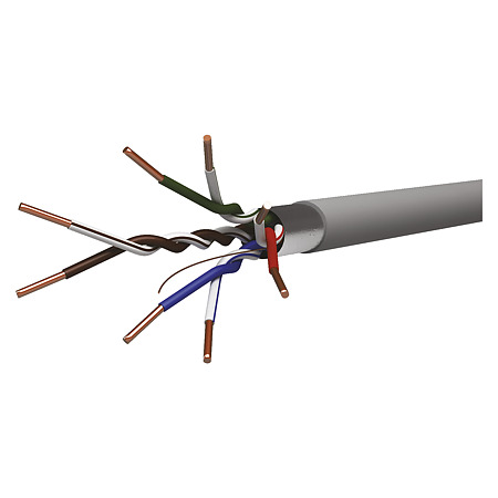 Cablu FTP cat5E Emos, 4 perechi, 24 AWG, nemufat, rola 305 m
