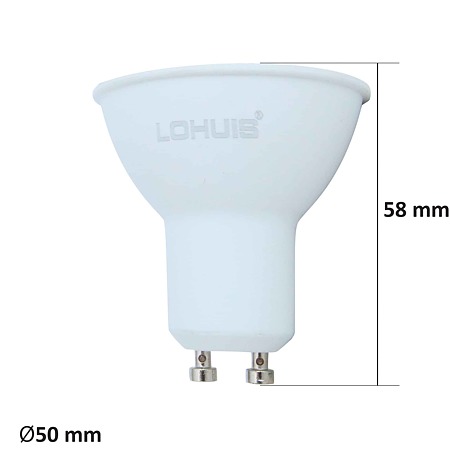 Spot LED Lohuis GU10, 8W, 900 lm, lumina rece
