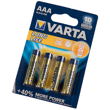 Set baterii alcaline AAA Longlife, 1.5 V