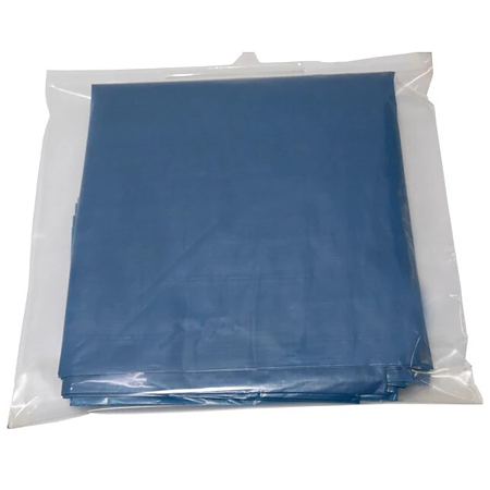 Folie protectie Baufolie Strong, albastru,  4 x 5 m