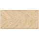 Gresie portelanata exterior/interior KAI Tilia Beige, rectificata, tip chevron, mat, decor lemn, bej, 60 x 120 cm