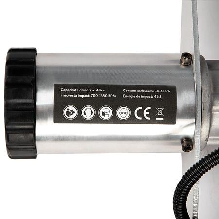 Masina batut stalpi Detoolz DZ-C234, motor benzina 44 cmc, 2T, 1.34 CP, 1.8 Nm, 2000 bpm 