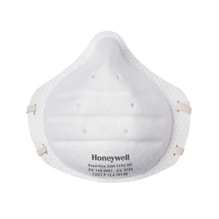 Semimasca protectie FFP2 Honeywell, fara supapa, alb, medie