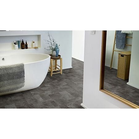 Covor PVC linoleum Absolut Magnus 4, gri, clasa 23/31, grosime 3 mm, latime 400 cm