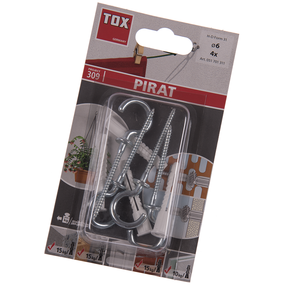 Diblu Pirat Lenny cu carlig tip 31, 6 x 41 mm