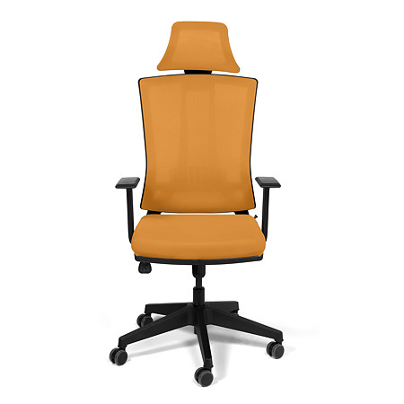 Scaun birou ergonomic portocaliu Kronsit Genova, tapiterie textila, rotativ, reglabil pe inaltime, 65 x 51 x 135 cm Scaun birou ergonomic portocaliu Kronsit Genova, tapiterie textila, rotativ, reglabil pe inaltime, 65 x 51 x 135 cm