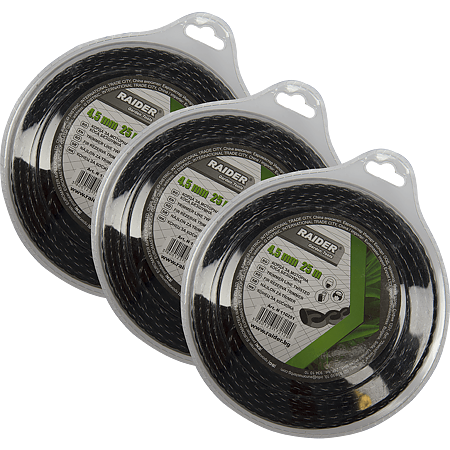 Fir rasucit trimmer Raider, 4 mm x 25 mm