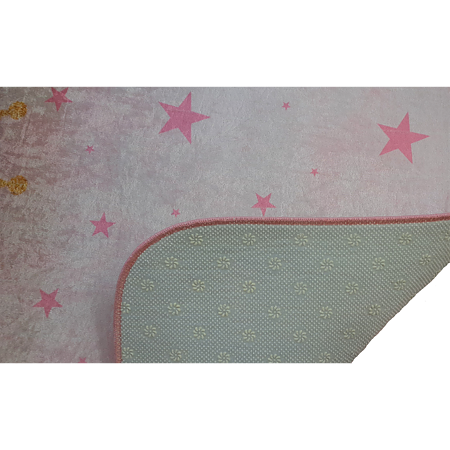 Covor copii Kids Super Girl, model cu text, poliester, 70 x 140 cm Covor copii Kids Super Girl, model cu text, poliester, 70 x 140 cm