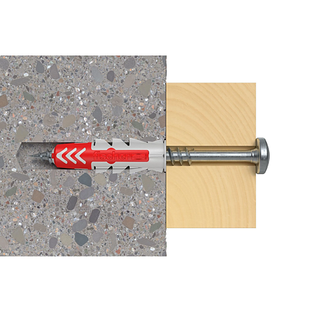Set dibluri universale Fischer Duopower, 6 x 30 mm, 8 x 40 mm, 10 x 50 mm, 65 bucati