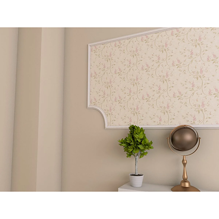 Brau decorativ de interior BR08, poliuretan, 25 x 13 x 2000 mm