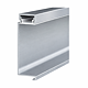 Profil aluminiu Gola C pentru banda LED, aluminiu anodizat mat, 4 m