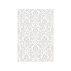 Faianta baie glazurata Organza 7C, alb, mat, model, 40 x 27.5 cm
