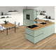 Blat bucatarie Egger H1344 ST32, mat, Stejar Sherman maro cognac, 4100 x 650 x 38 mm