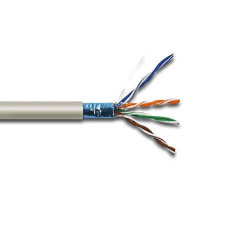 Cablu FTP cat5E Well, 4 perechi, 24 AWG, nemufat, rola 305 m
