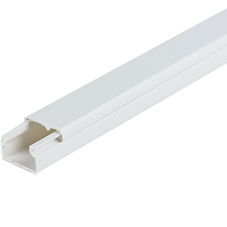 Canal cablu 15 x 10 mm, 2 m, alb, PVC ignifugat