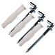 Diblu Tox Pirat Will-L cu carlig metalic, Ø 8 mm, L 51 mm, 20 buc