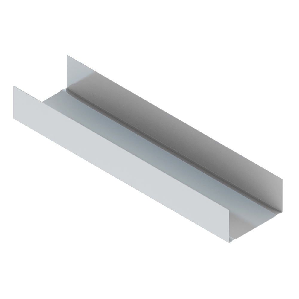 Profil UW Nida Metal, pentru gips-carton, 75 x 4000 x 0.6 mm