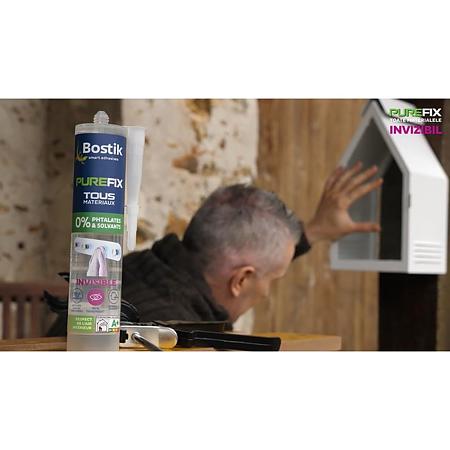 Adeziv pentru suprafete multiple Bostik Purefix transparent, 290 ml