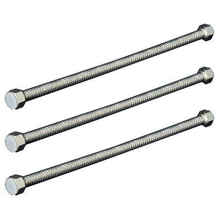Racord Crimel, inox, argintiu, flexibil, 3/8", 300 mm