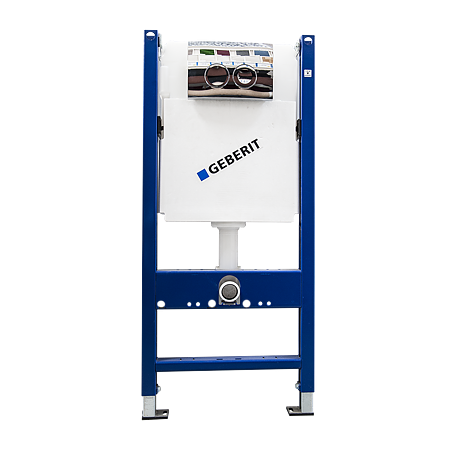 Rezervor WC incastrat cu cadru si clapeta de actionare Geberit Duofix UP100, 7,5 l