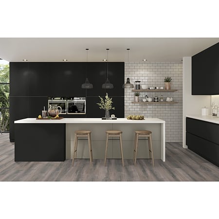 Pal melaminat Kastamonu, negru D107 PS14, 2800 x 2070 x 16 mm