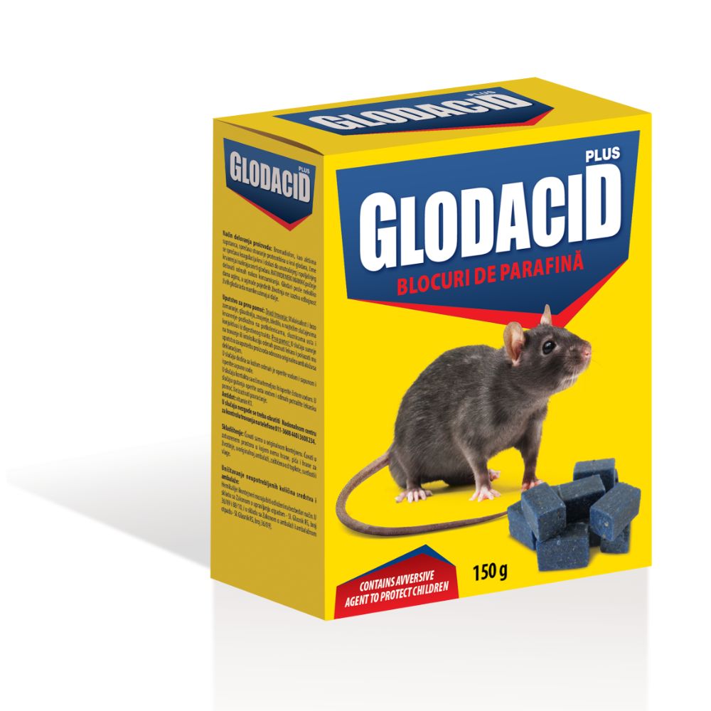 Momeala blocuri de parafina Glodacid Plus, 150 g